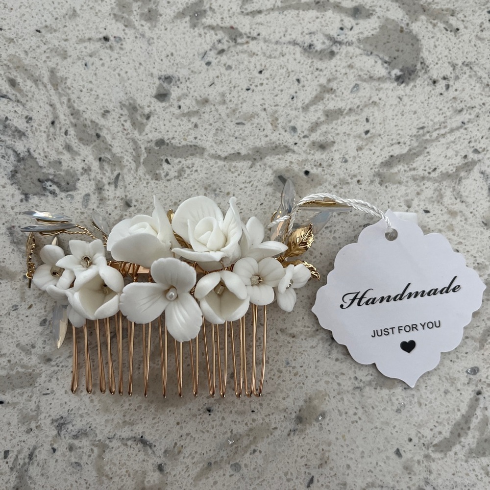 Bridal clip in hair piece